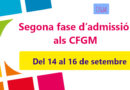 Segona fase d’admissió als CFGM
