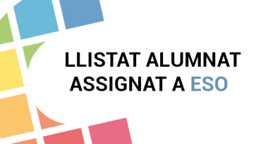 Llista assignats ESO Llista assignats ESO